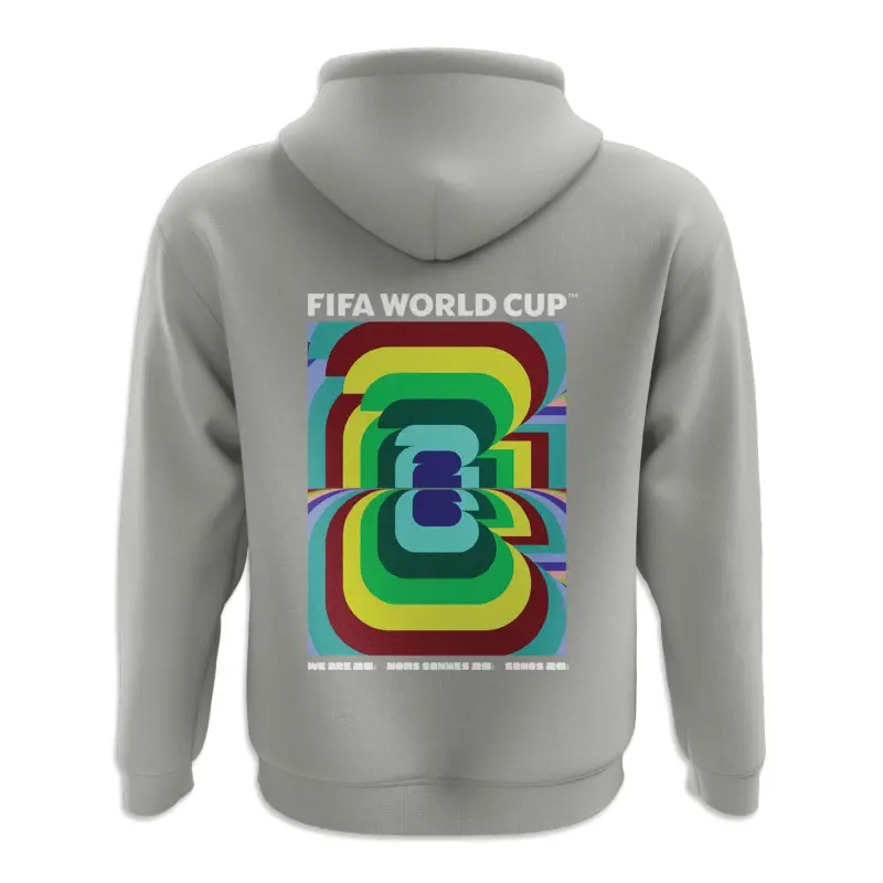 France National Team 2026 World Cup Amplified Grey Hoodie – Unisex – Official World Cup Football Kits