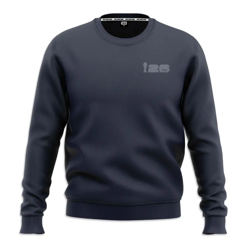 France National Team 2026 World Cup Amplified Navy Crew Sweatshirt – Unisex – Official World Cup Football Kits