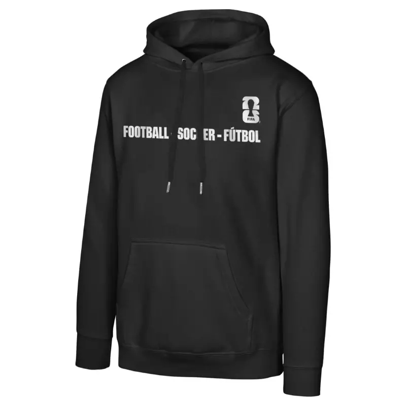 France National Team 2026 World Cup Host Cities Futbol Black Hoodie – Unisex – Official World Cup Football Kits