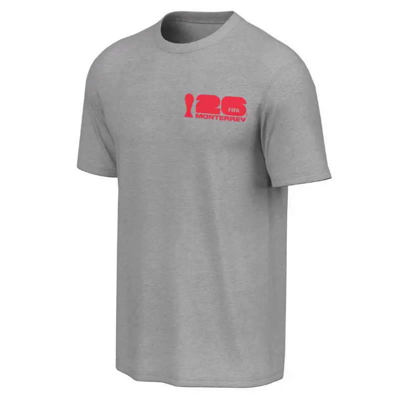 France National Team 2026 World Cup Monterrey Poster Grey T-Shirt [ESP] – Unisex – Official World Cup Football Kits