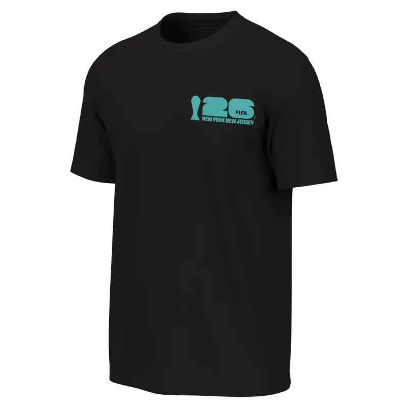 France National Team 2026 World Cup New York New Jersey Poster Black T-Shirt – Unisex – Official World Cup Football Kits