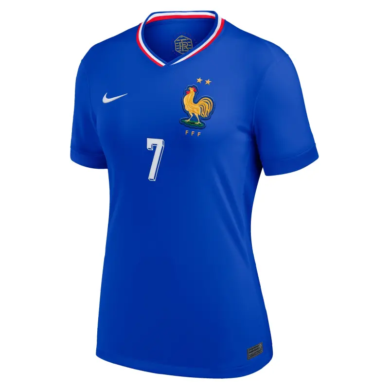 France National Team Antoine Griezmann France National Team Nike Women’s 2024 Home Replica Jersey – Blue – Official World Cup Football Kits