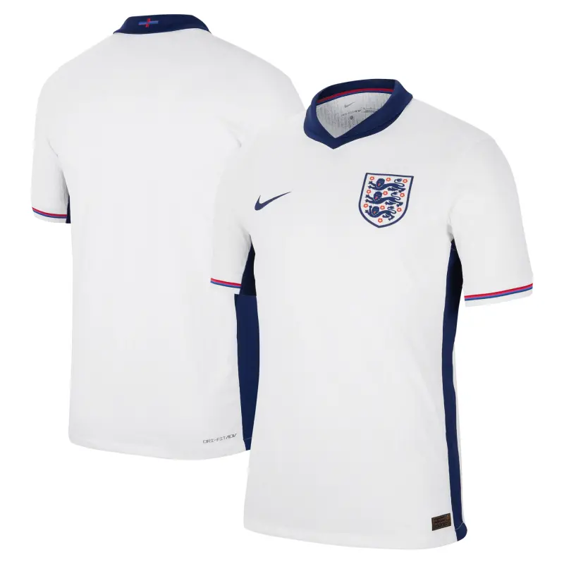 France National Team England National Team Nike 2024 Home Authentic Blank Jersey White – Official World Cup Football Kits