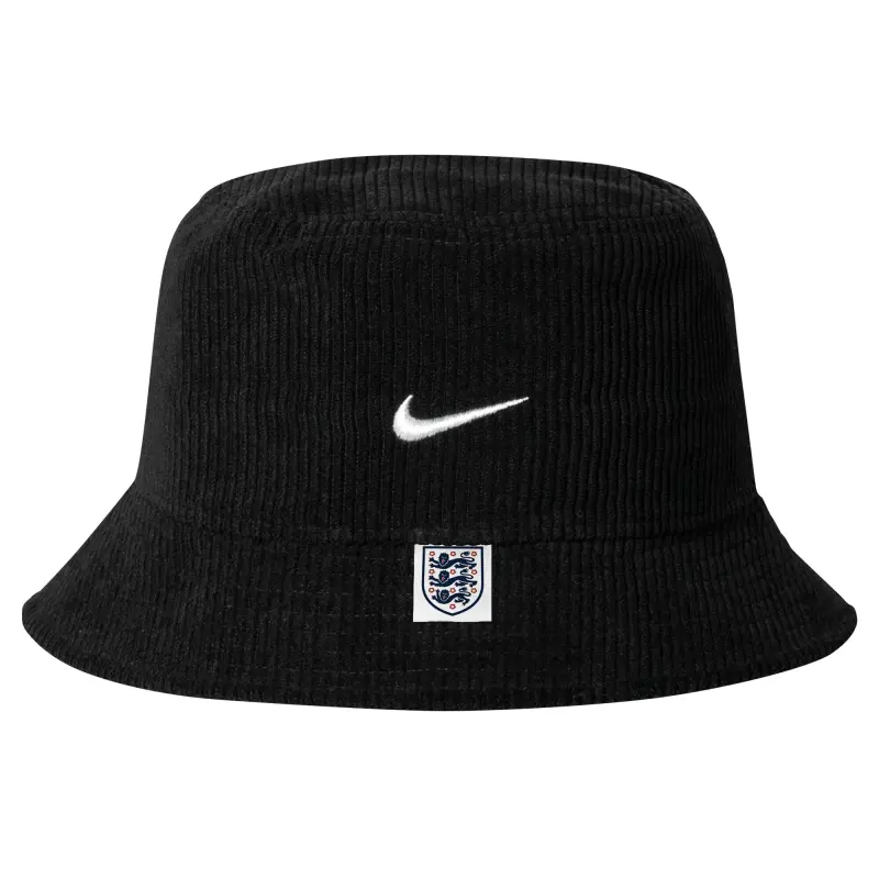 France National Team England National Team Nike Corduroy Bucket Hat – Black – Official World Cup Football Kits