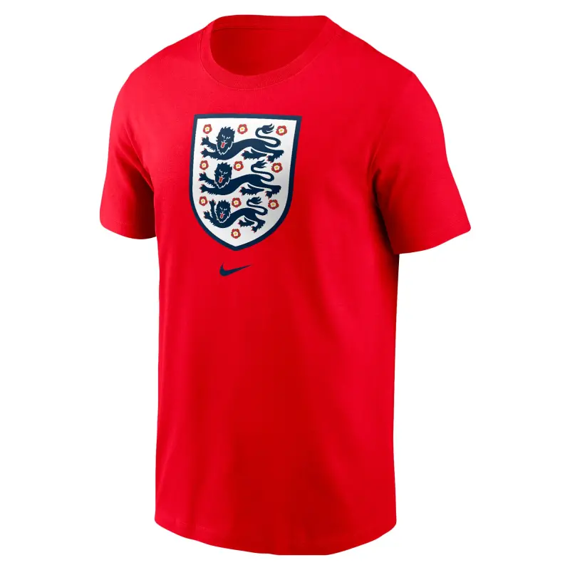 France National Team England National Team Nike Crest Core T-Shirt – Red – Official World Cup Football Kits