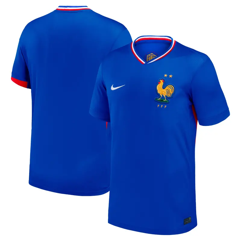 France National Team France National Team Nike 2024 Home Replica Blank Jersey – Blue – Official World Cup Football Kits