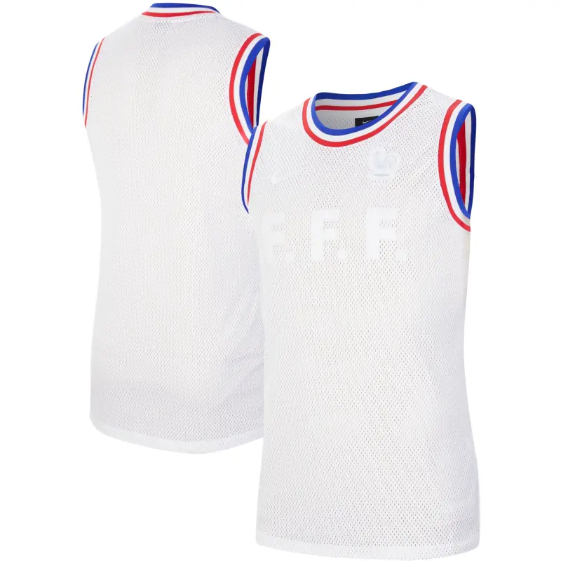 France National Team France National Team Nike Basketball Jersey – White – Official World Cup Football Kits