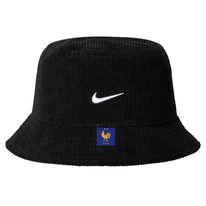 France National Team France National Team Nike Corduroy Bucket Hat – Black – Official World Cup Football Kits