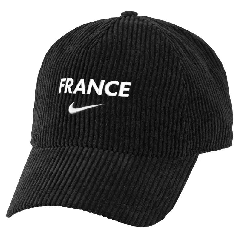 France National Team France National Team Nike Corduroy Club Flex Hat – Black – Official World Cup Football Kits