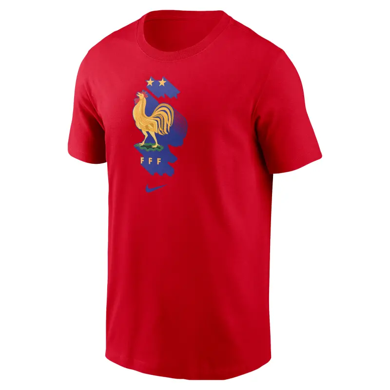 France National Team France National Team Nike Crest Core T-Shirt – Red – Official World Cup Football Kits