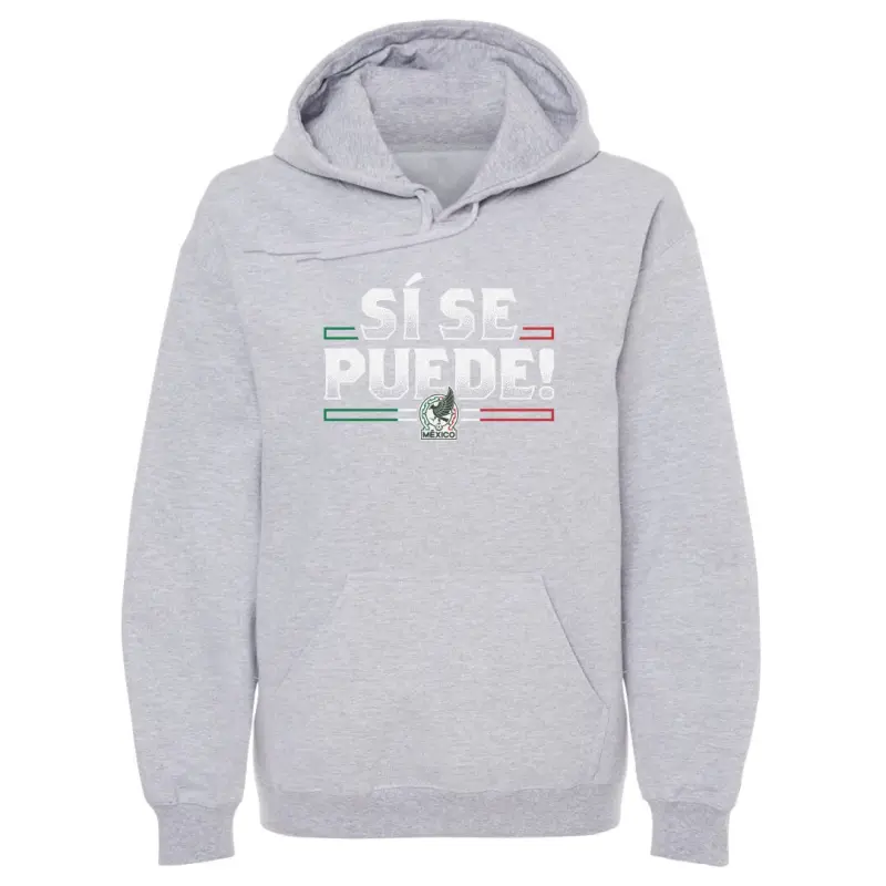 France National Team Mexico National Team 500 Level Si Se Puede Pullover Hoodie – Gray – Official World Cup Football Kits France National Team Mexico National Team 500 Level Si Se Puede Pullover Hoodie – Gray – Official World Cup Football Kits