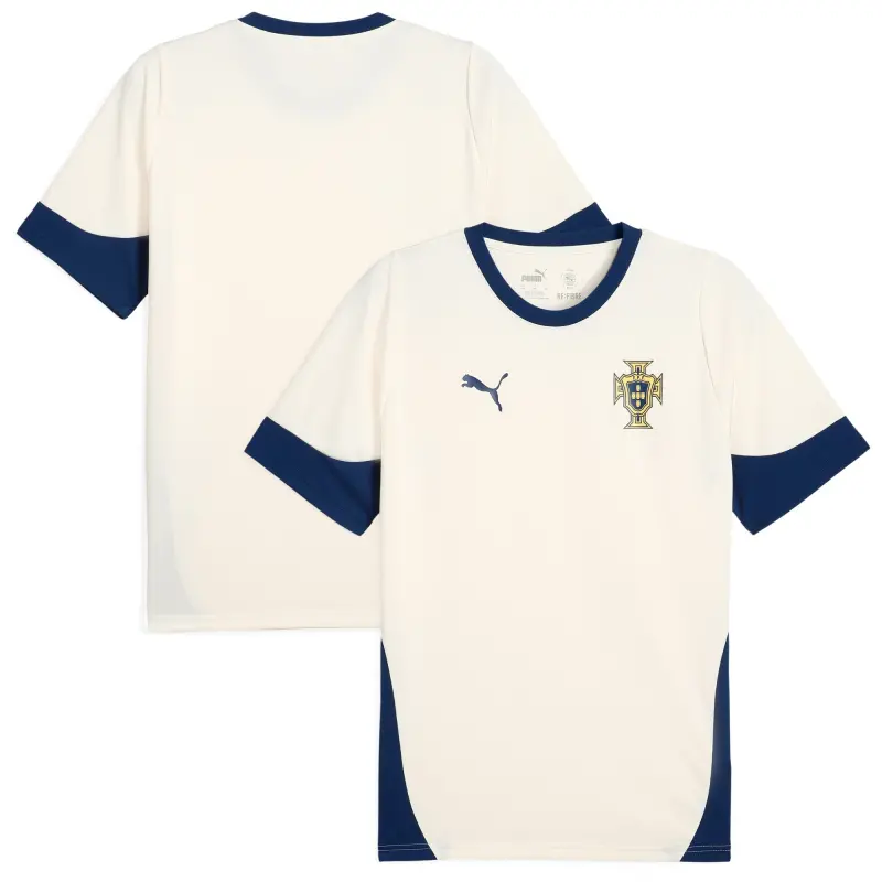 France National Team Portugal National Team Puma 2025 Training Jersey – Cream – Official World Cup Football Kits