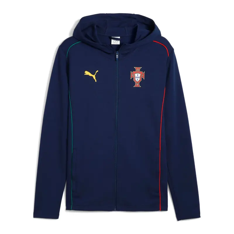 France National Team Portugal National Team Puma Casuals Full-Zip Hoodie – Navy – Official World Cup Football Kits