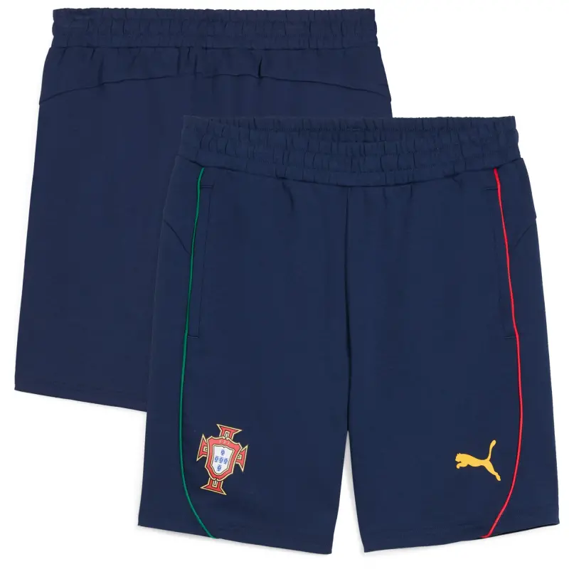 France National Team Portugal National Team Puma Casuals Shorts – Navy – Official World Cup Football Kits