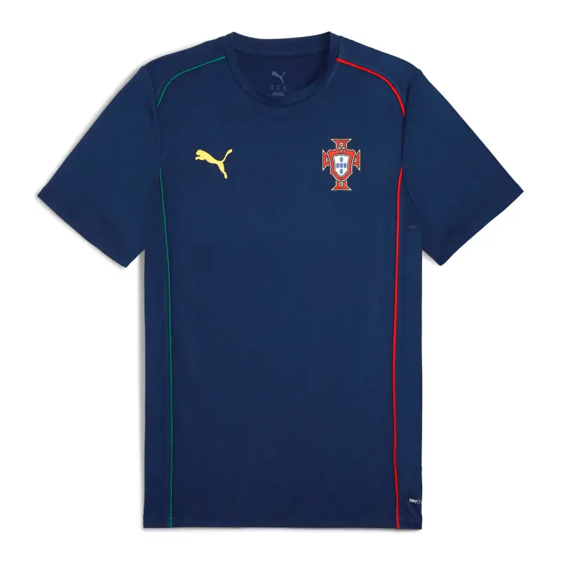 France National Team Portugal National Team Puma Casuals T-Shirt – Navy – Official World Cup Football Kits