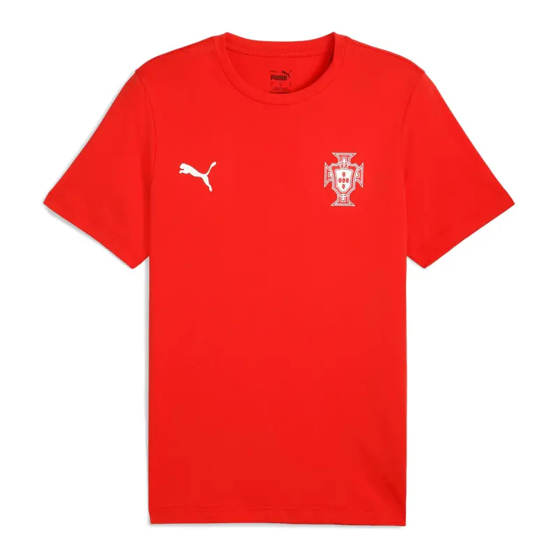 France National Team Portugal National Team Puma ftblLESS T-Shirt – Red – Official World Cup Football Kits