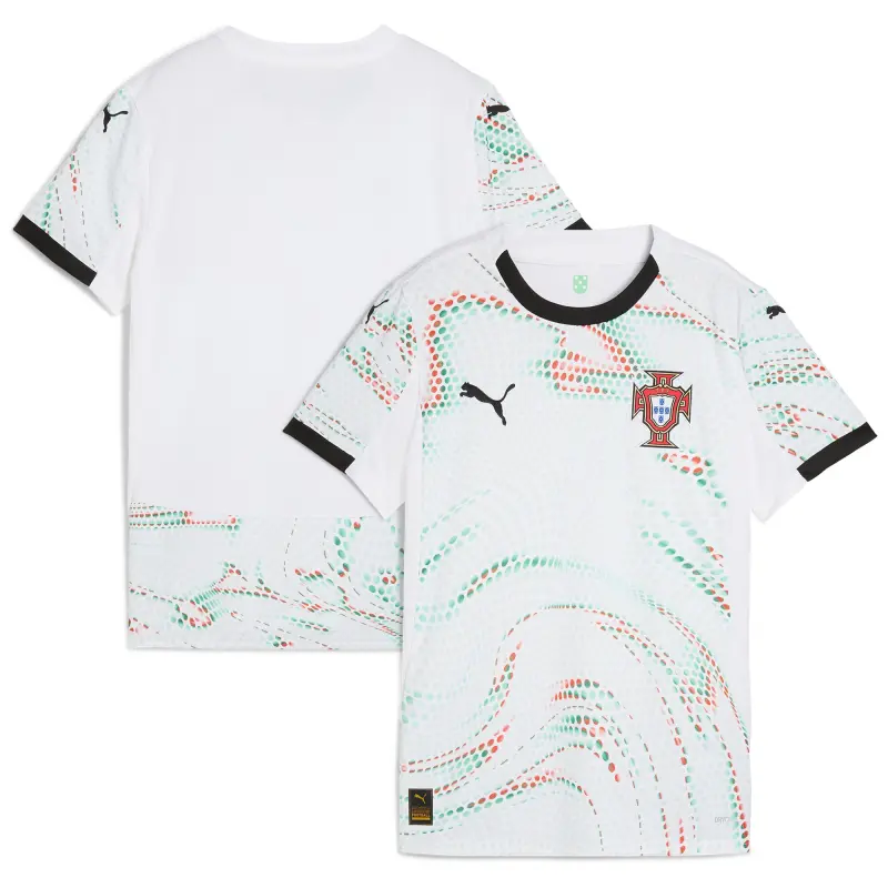 France National Team Portugal National Team Puma Women’s 2025 Away Replica Jersey – White – Official World Cup Football Kits