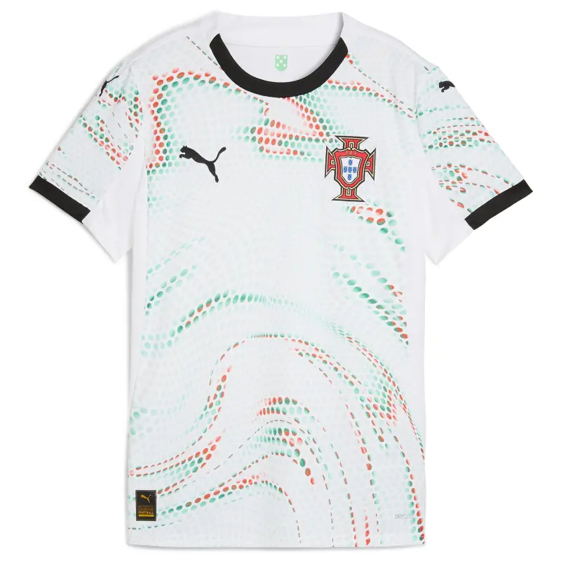 France National Team Portugal National Team Puma Women’s 2025 Away Replica Jersey – White – Official World Cup Football Kits
