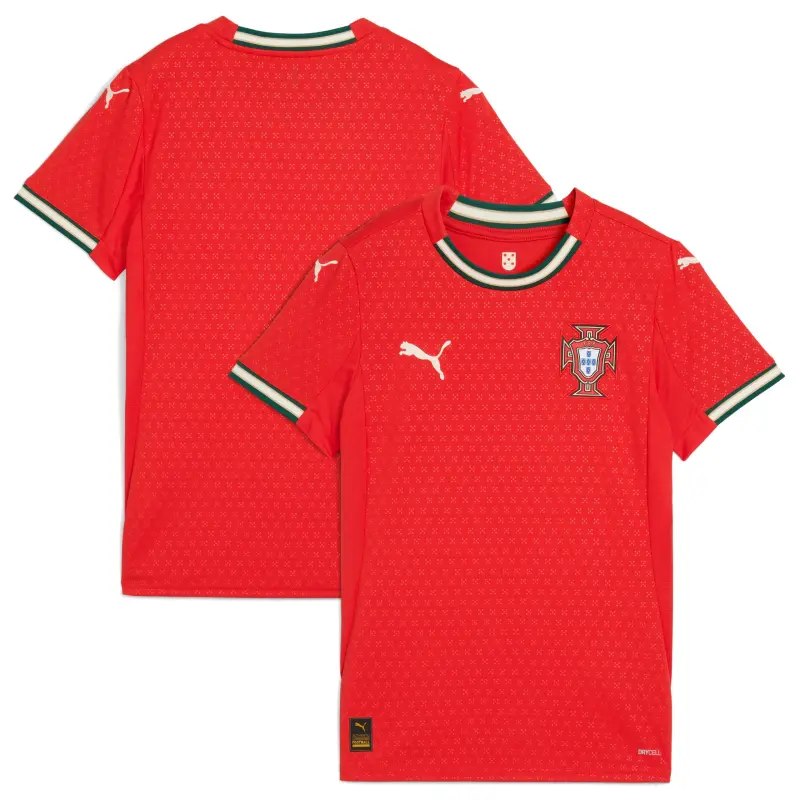France National Team Portugal National Team Puma Women’s 2025 Home Replica Jersey – Red – Official World Cup Football Kits