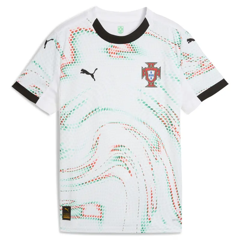 France National Team Portugal National Team Puma Youth 2025 Away Replica Jersey – White – Official World Cup Football Kits