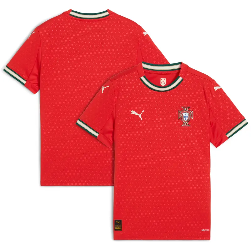 France National Team Portugal National Team Puma Youth 2025 Home Replica Jersey – Red – Official World Cup Football Kits