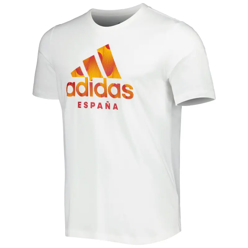 France National Team Spain National Team adidas DNA Graphic T-Shirt – White – Official World Cup Football Kits