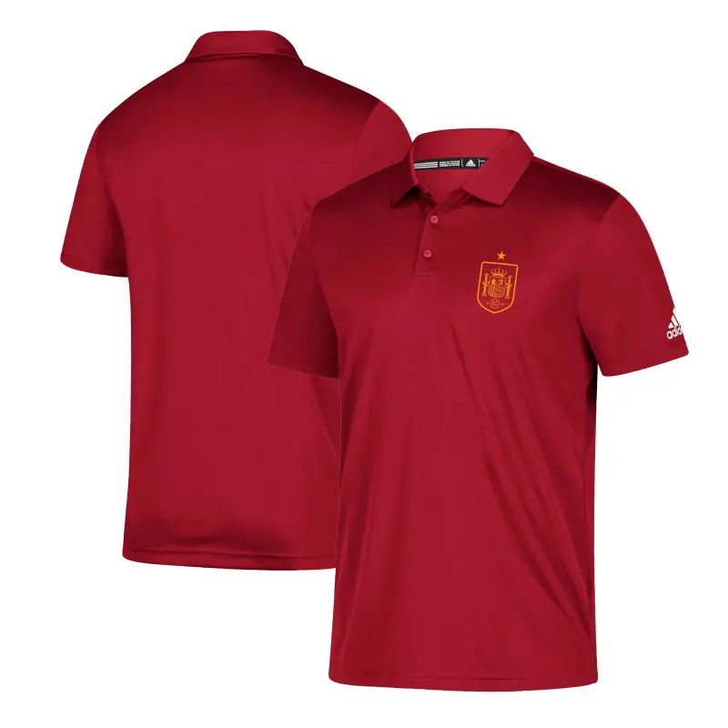 France National Team Spain National Team adidas Grind climalite Polo – Red – Official World Cup Football Kits