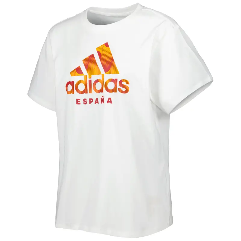 France National Team Spain National Team adidas Women’s DNA T-Shirt – White – Official World Cup Football Kits