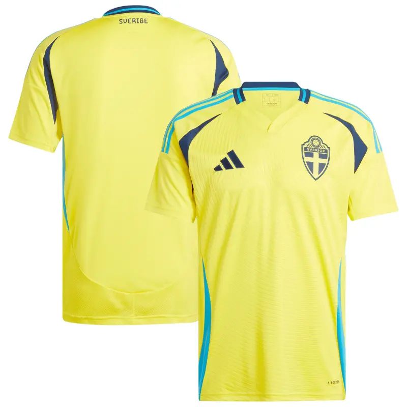 France National Team Sweden National Team adidas 2024 Home Replica Jersey – Yellow – Official World Cup Football Kits