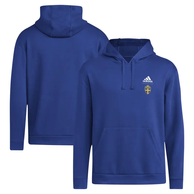 France National Team Sweden National Team adidas Crest Pullover Hoodie – Blue – Official World Cup Football Kits