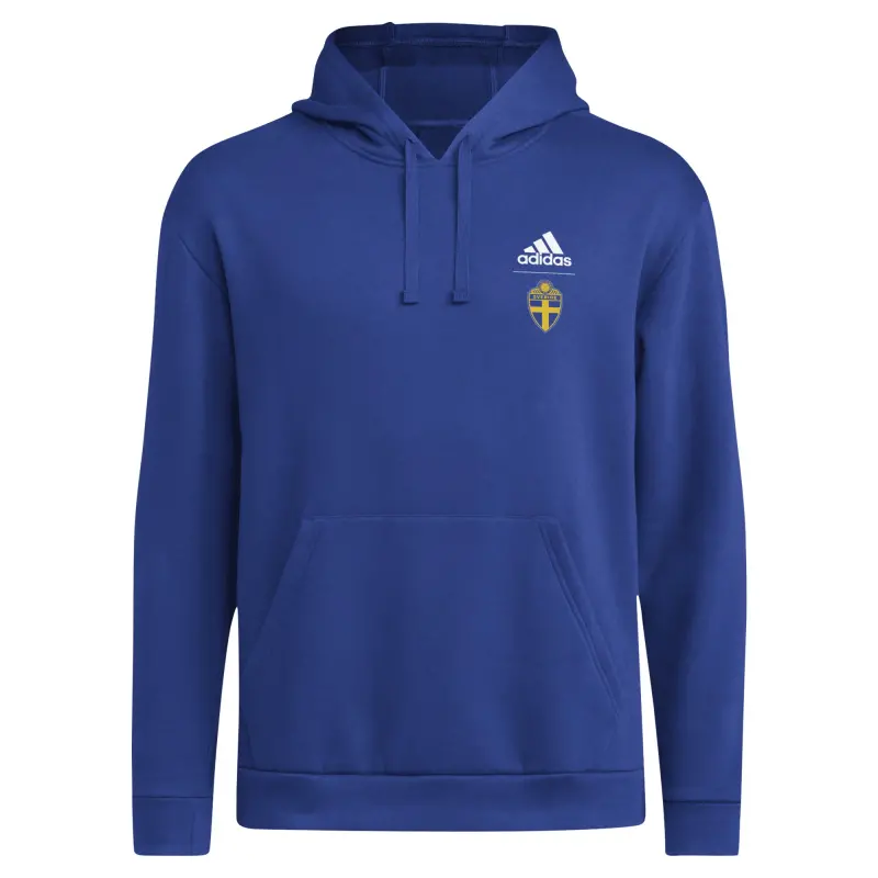 France National Team Sweden National Team adidas Crest Pullover Hoodie – Blue – Official World Cup Football Kits