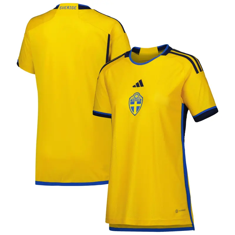 France National Team Sweden National Team adidas Women’s 2022/23 Home Replica Jersey – Yellow – Official World Cup Football Kits