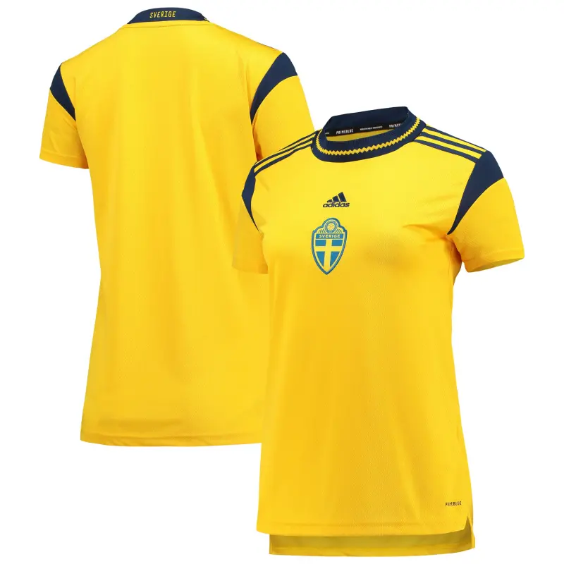 France National Team Sweden Women’s National Team adidas Women’s 2022 Replica Jersey – Yellow – Official World Cup Football Kits