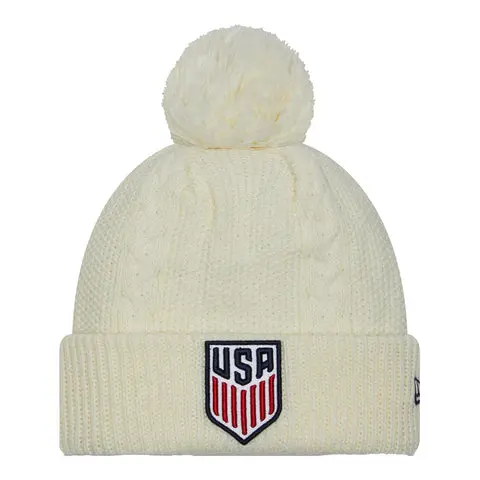 France National Team Women’s New Era USMNT Cable Knit White Hat – Official World Cup Football Kits France National Team Women’s New Era USMNT Cable Knit White Hat – Official World Cup Football Kits